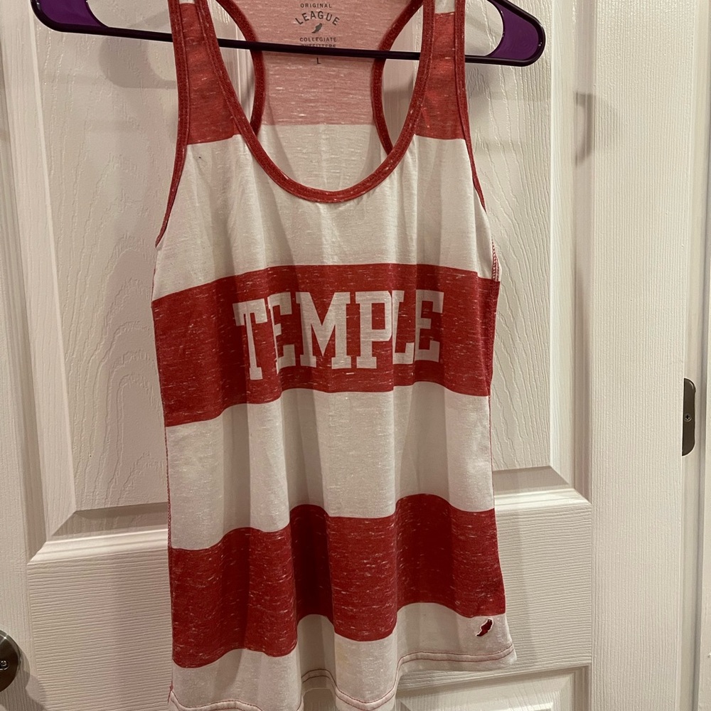 Temple University tank. Size Large. Original league collegiate outfitters.